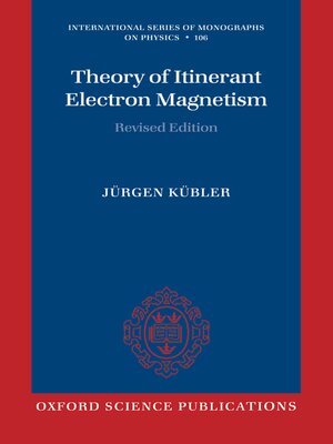 cover image of Theory of Itinerant Electron Magnetism